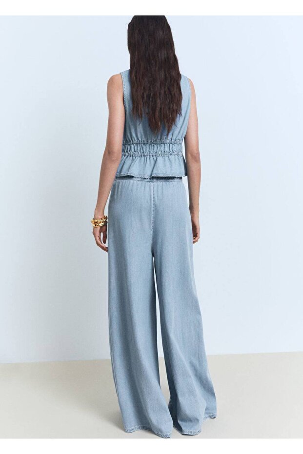 Lyocell Palazzo Pantolon - 4