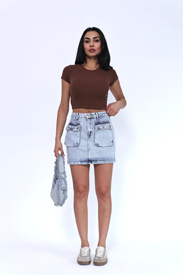 Kargo džep KOMAD MINI SUKNJE - 4