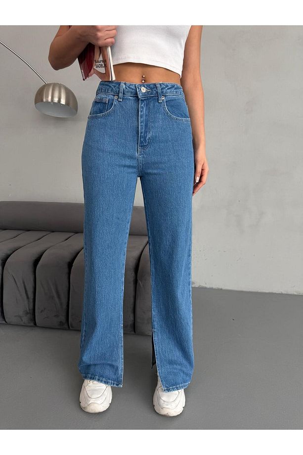 YIRTMAÇ DETAYLI BORU PAÇA LYCRA JEAN - 6