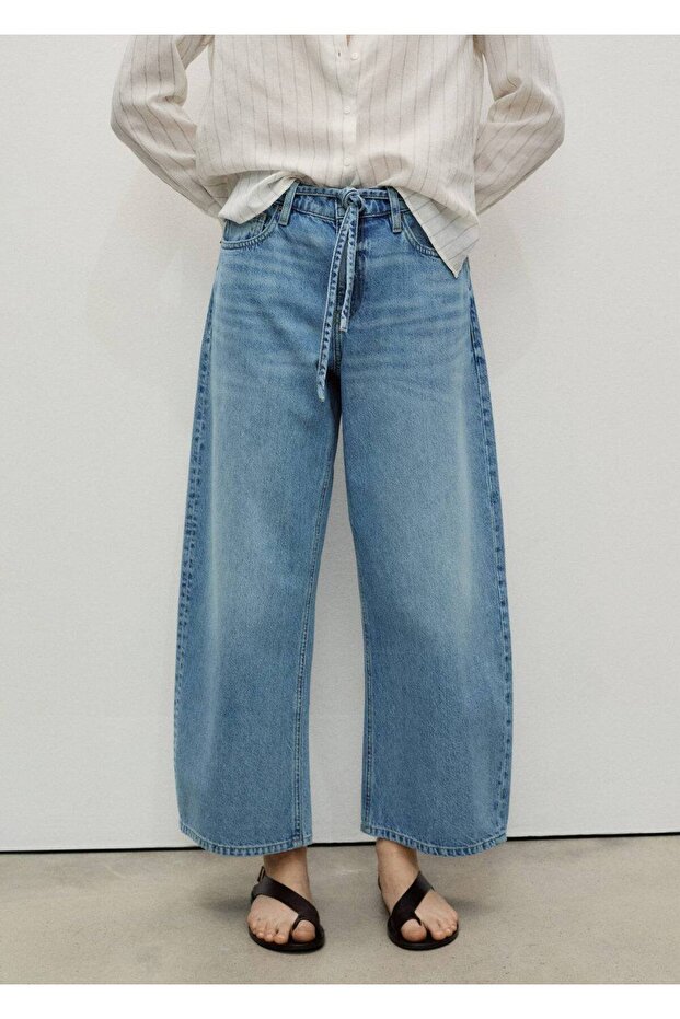Kemerli balloon jean - 1