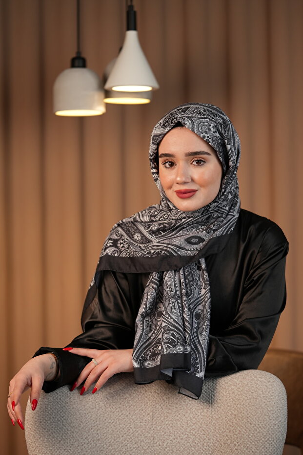 Şal moale negru - 1