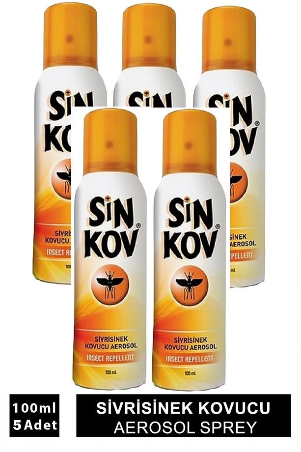 Sivrisinek Ve Karasinek Kovucu Aerosol Deo Sprey 100 Ml x 5 Adet - 1