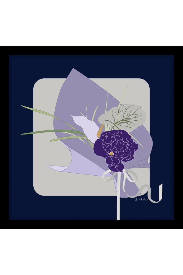 Gift Bouquet Exclusive Twill Silk Scarf