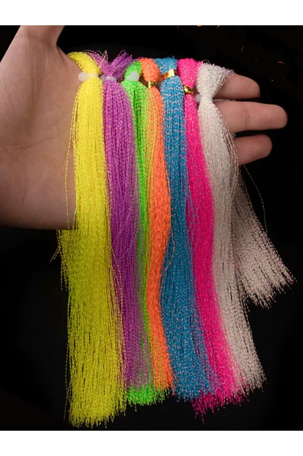 Fosforlu Karanlıkta Parlayan Pembe Glow Luminous in Dark Ultraviyole UV Neon 1 Poşet Çapari Simi - 8