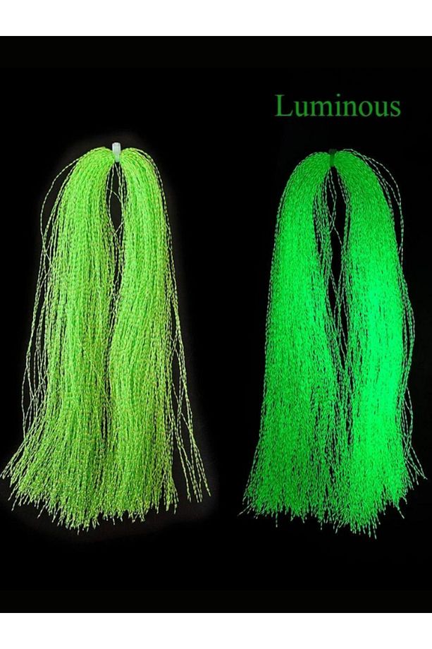Yeşil Fosforlu Karanlıkta Parlayan Glow Luminous in The Dark Ultraviyole UV Neon 1 Poşet Çapari Simi - 4