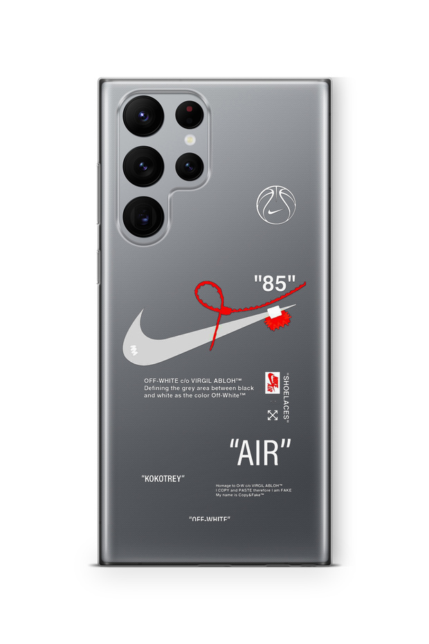Samsung Galaxy S23 Ultra Compatible Air Design Printed Transparent Case