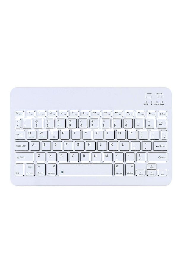 Tüm Cihazlara Uyumlu Akıllı Taşınabilir Şarj Edilebilir Kablosuz Bluetooth Klavye Mause - 4