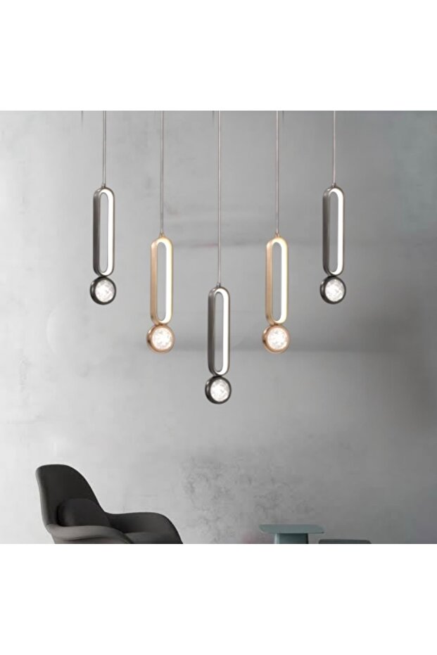 Ice Drop 5'li Sarkıt Led Avize - 1