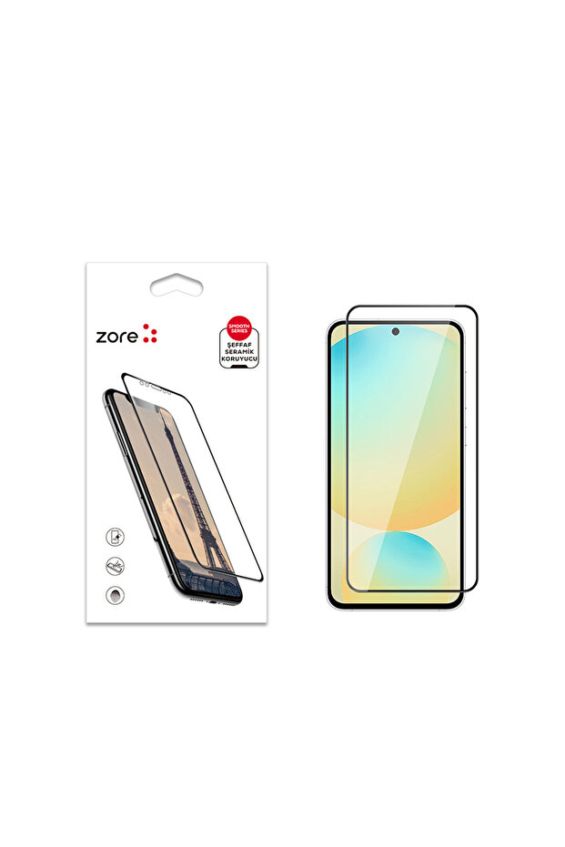 واقي شاشة سيراميك متوافق مع جالاكسي إس 24 إف إي - 1