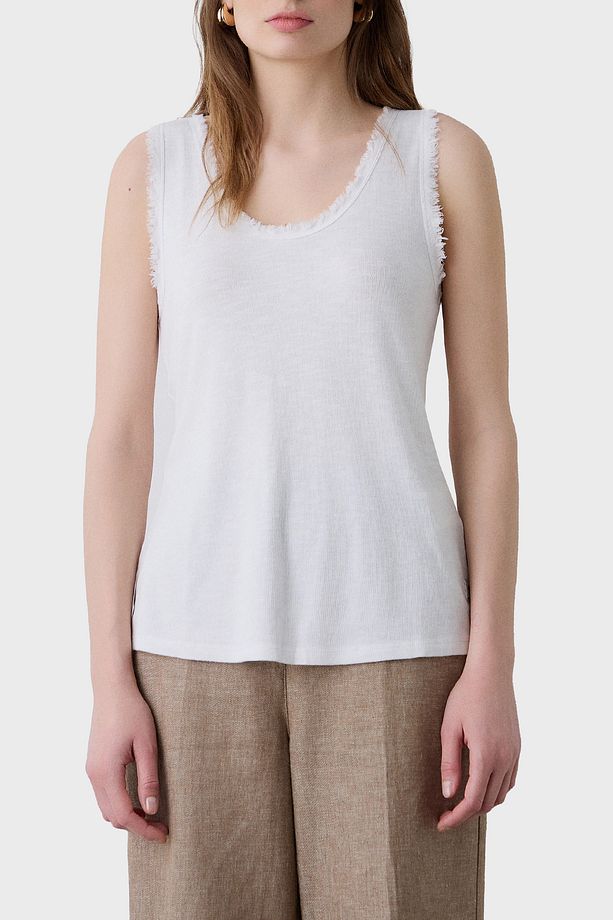Pamuk Karışımlı Regular Fit Yuvarlak Yaka Basic Top TOP 053 - 4