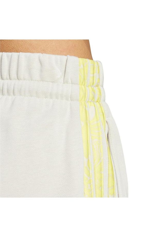 Essentials 3 Stripes Print Kadın Bej Şort - 5