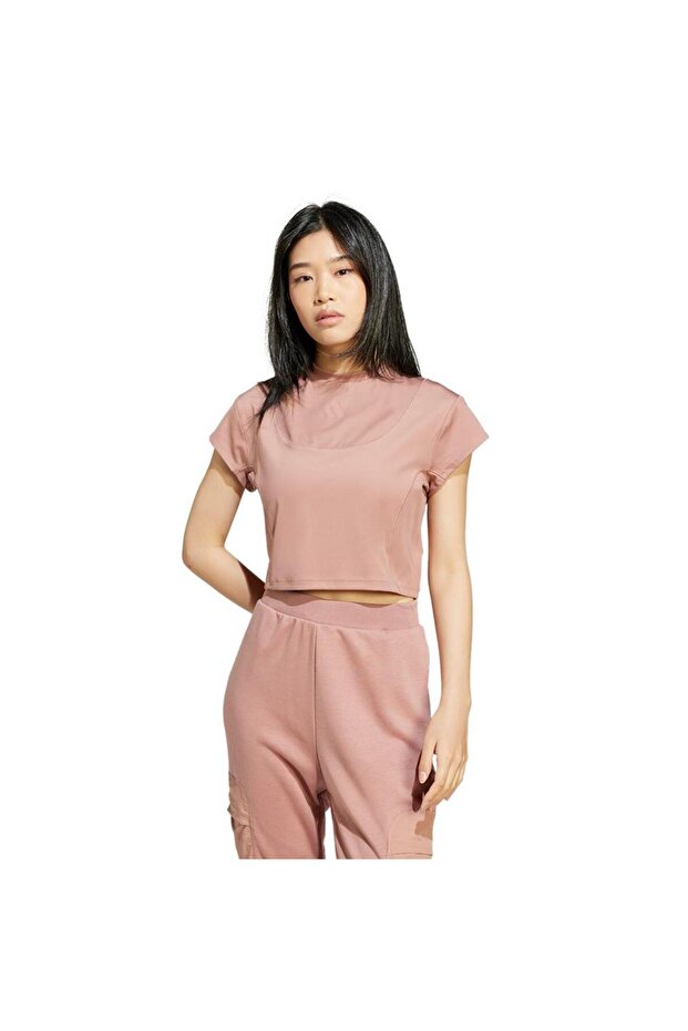 Women's Pink T-Shirt W Ce g Cro Tee Jc5064