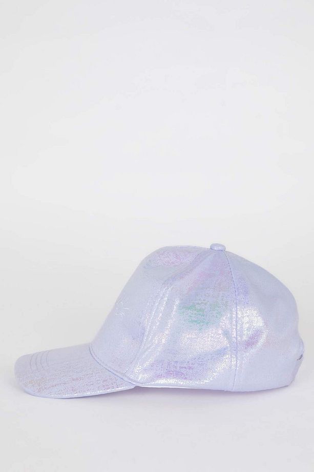 Kız Çocuk Nakışlı Simli Kumaş Cap Şapka C0584a825sm - 3
