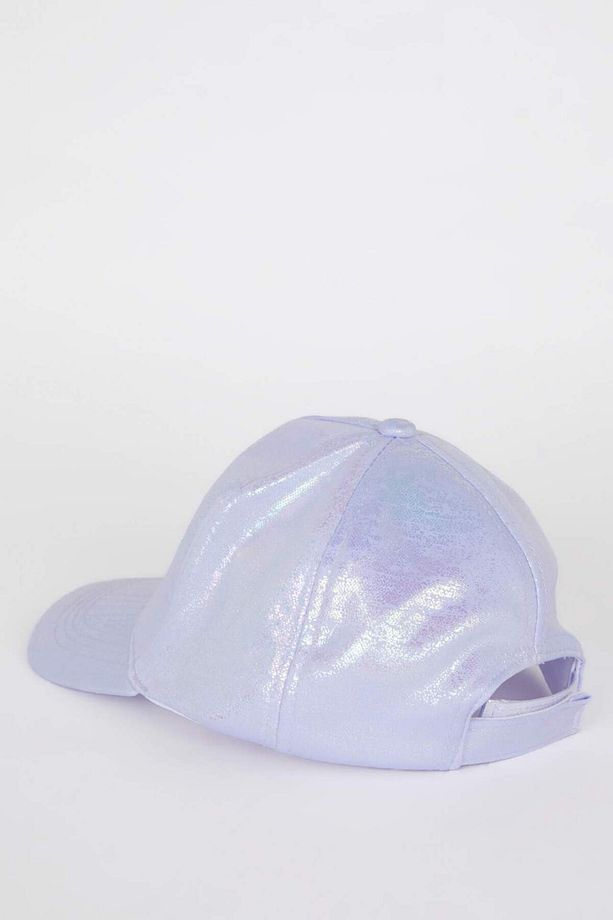 Kız Çocuk Nakışlı Simli Kumaş Cap Şapka C0584a825sm - 4