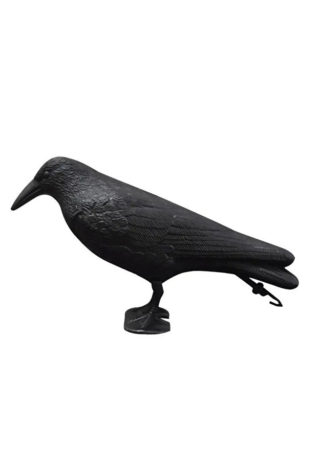 black Decoracion Jardin Exterior Simulation Black Crow Raven Bird Repellent Pest Control Pigeon Repe