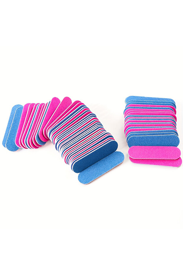 100PCS 50/100Pcs Double Side Nail Files Mini Sanding Buffer Block Set For Gel Polish Manicure Pedicu