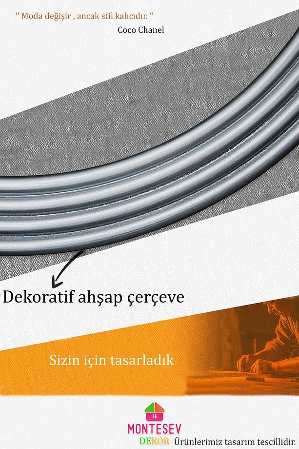 Zümrüt Ahşap Gümüş Dekoratif Ayna Yuvarlak Ayna Işlemeli Duvar Aynası Tekli - 69 Cm - 7