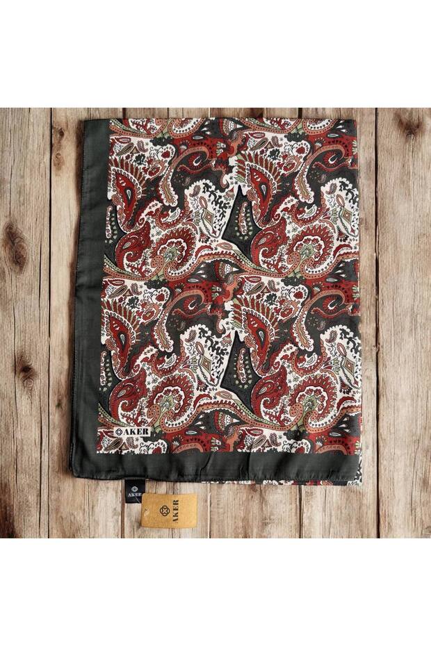 Acı Yeşil Aker Soft Touch Şal - 5