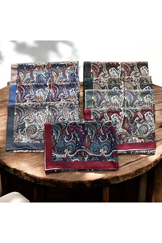 Bordo Aker Soft Touch Şal - 6