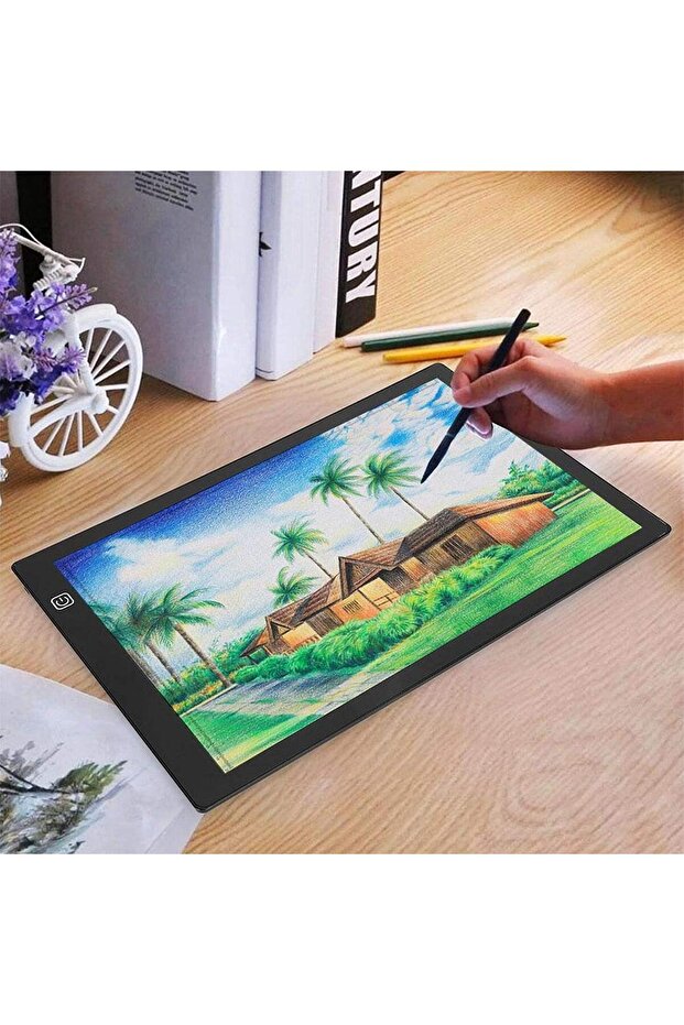 A4 Size Drawing Copy Sketch Drawing Ultra Thin Animation Portrait Drawing Tablet with Led Light - 7
