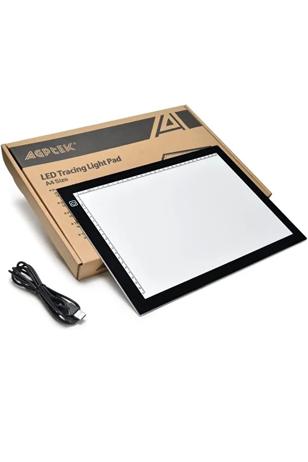 A4 Size Drawing Copy Sketch Drawing Ultra Thin Animation Portrait Drawing Tablet with Led Light - 6