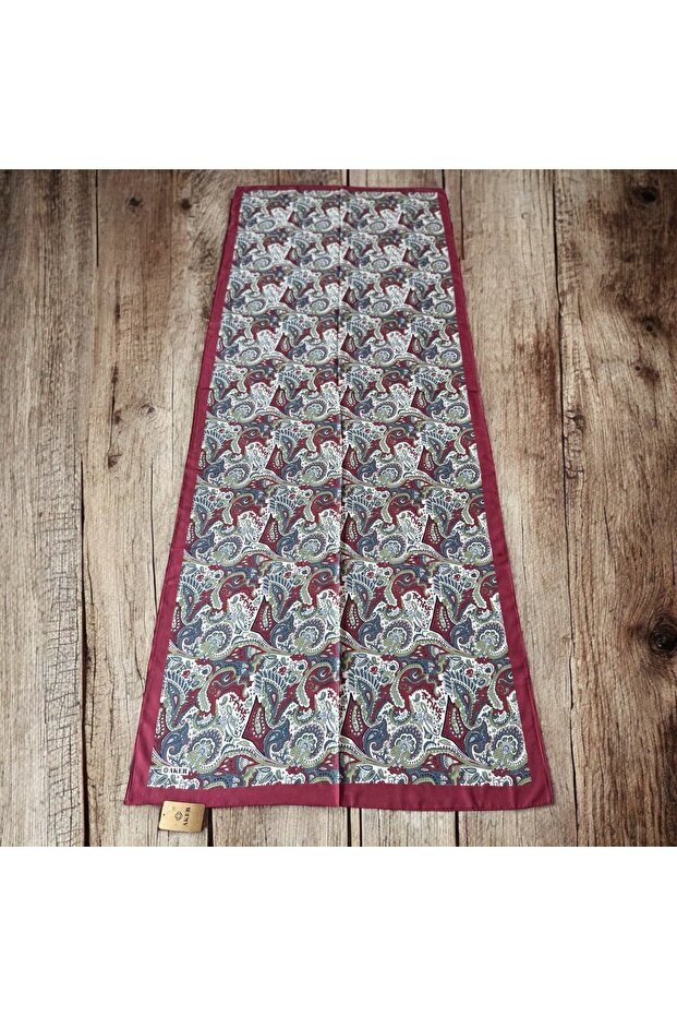 Bordo Aker Soft Touch Şal - 3