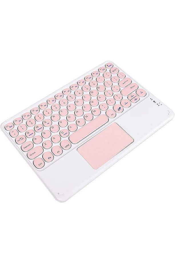 Kablosuz Touchpad Bluetooth Klavye - Ios Android Windows Uyumlu - Türkçe Dil - Şarjlı - Ult - 8