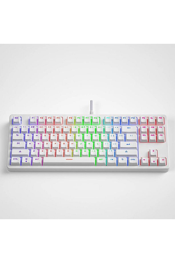Leaven K870 Blue Switch Mekanik Gaming Oyun Klavyesi Rgb 61 Key Mavi Tuş Type-c Klavye Beya - 1