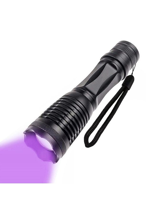 Çift Işık Dual Uv Mor Işık Ve Xml-t6 2000 Lümens El Feneri - 6