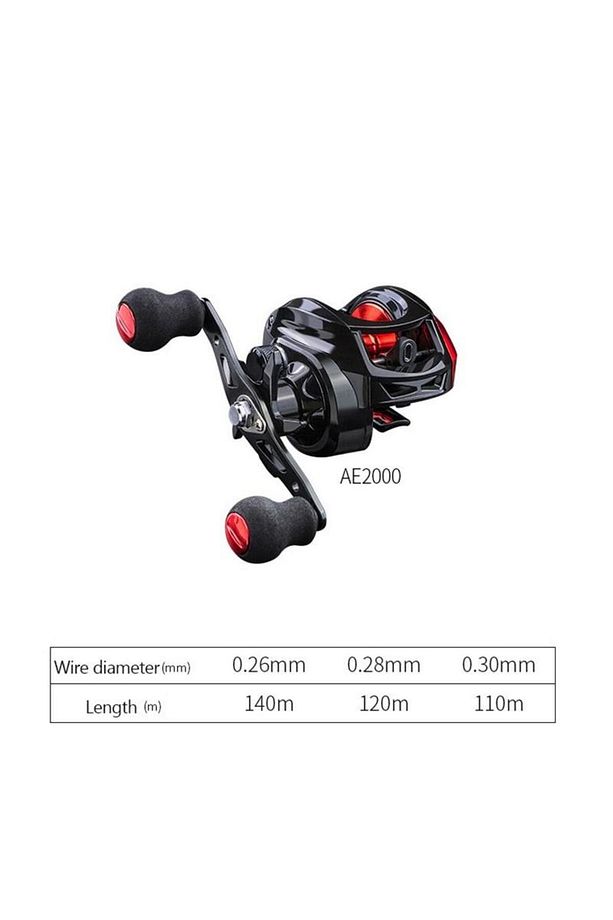Ae2000 Baitcasting Sol El Çıkrık 7:2:1 Olta Makinesi Motoru - 7