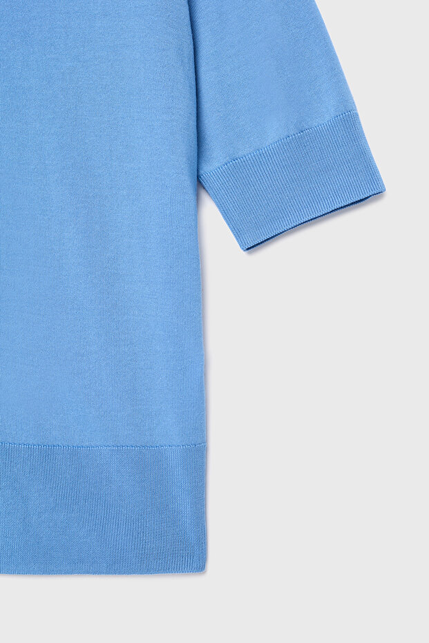 V Yaka Triko Hırka - 8