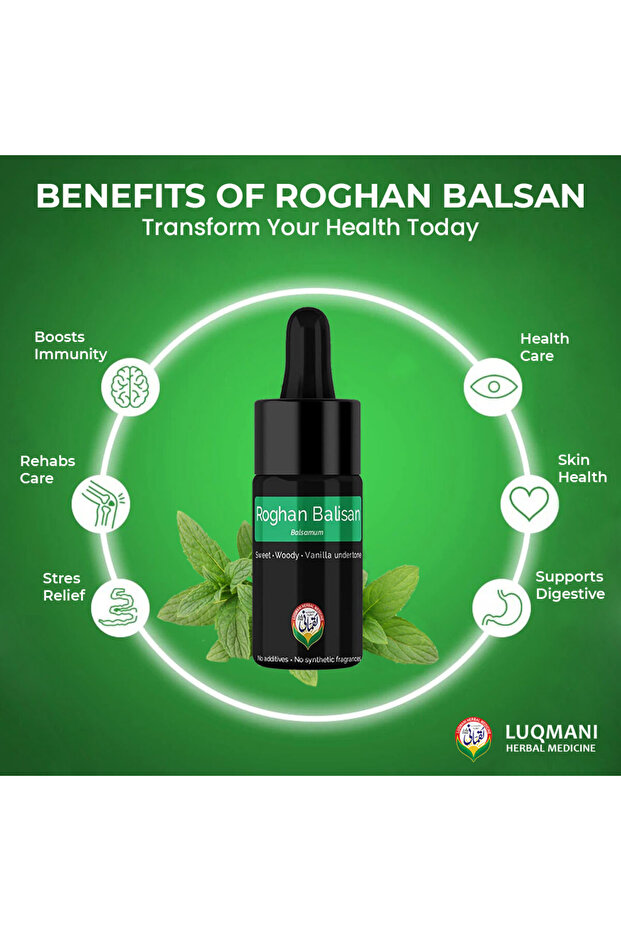 Roghan Balsan , Balsan Extract , Balsan Oil Pure 3ml Balsamum - 3