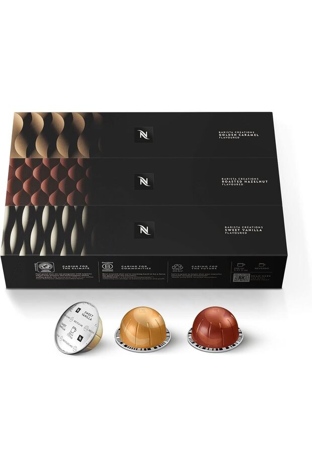 Capsules Vertuo, Barista Flavored Pack (Mixed Flavour)