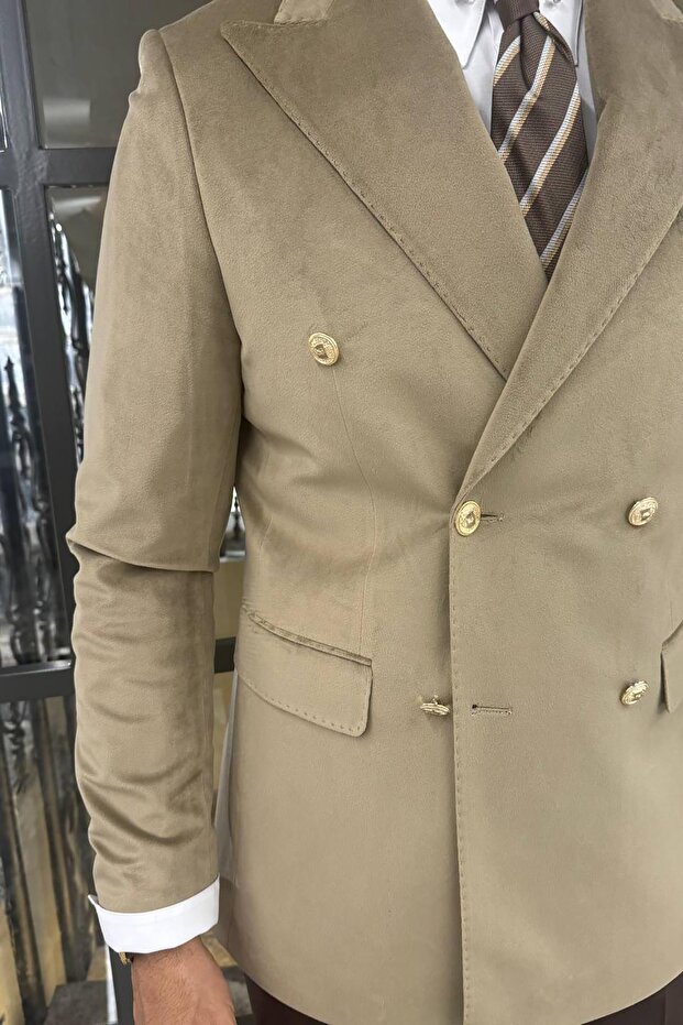 KRUVAZE KADIFE CEKET - 2