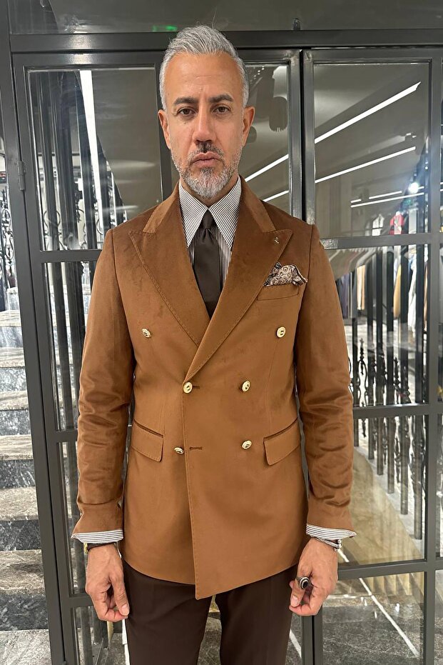 KRUVAZE KADIFE CEKET - 1