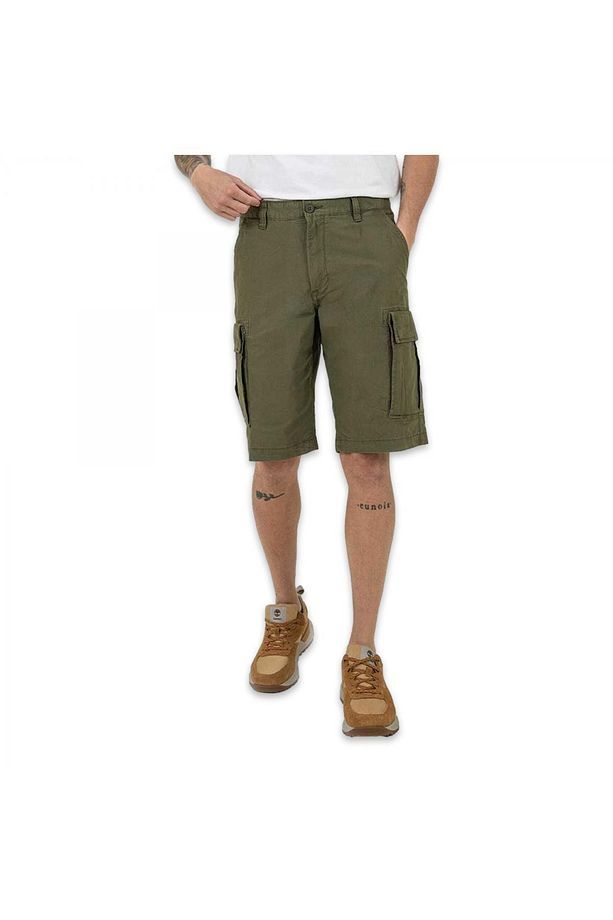 Tb0A5Tzq Brookline Poplin Cargo Haki Erkek Şort - 1