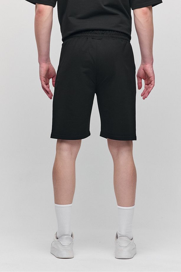Erkek Comfort Fit Siyah Şort & Bermuda - 7