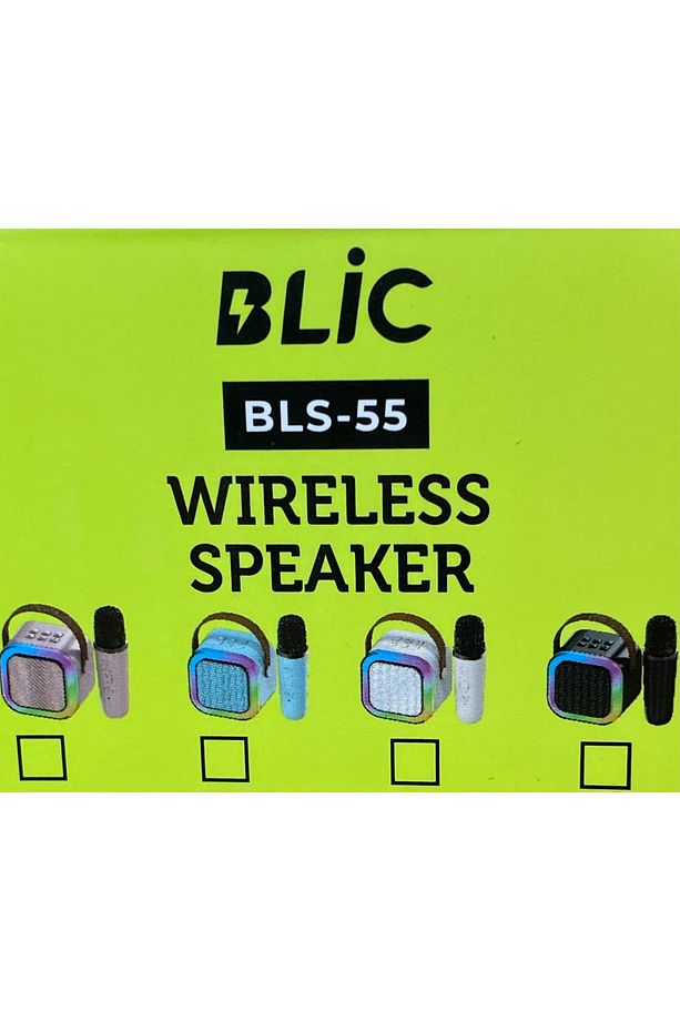 BLİC BLS-55 KARAOKE MİKROFONLU BLUETOOTH HOPARLÖR - 2