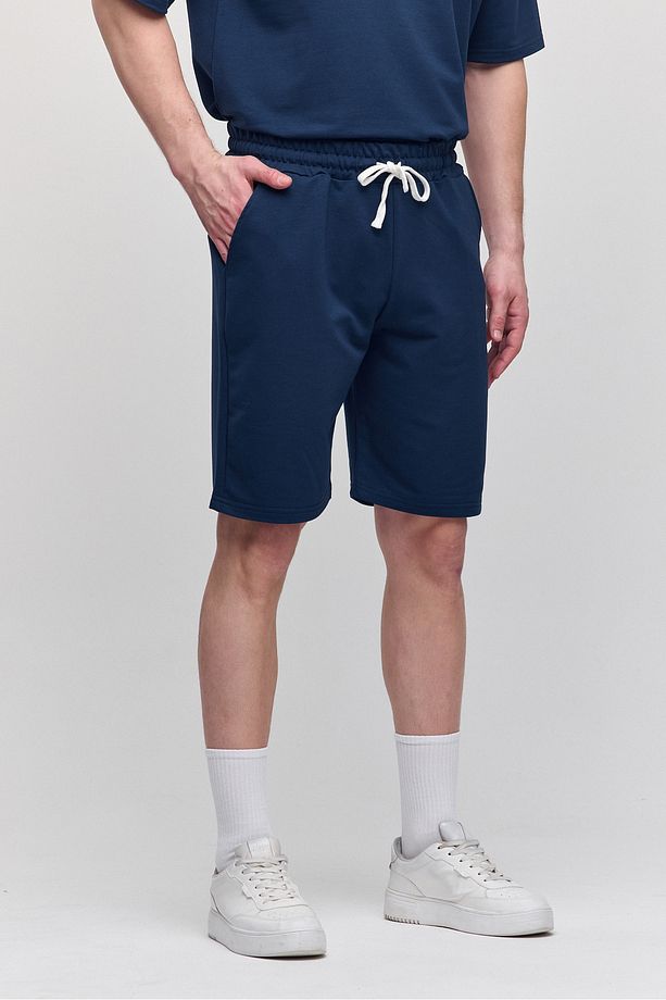 Erkek Comfort Fit Lacivert Şort & Bermuda - 4