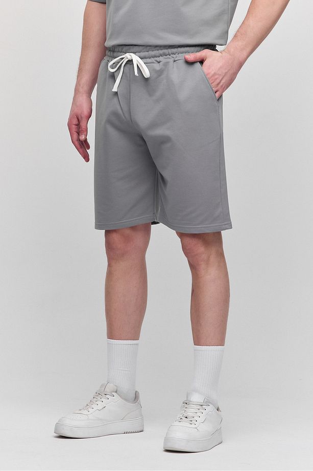 Erkek Comfort Fit Gri Şort & Bermuda - 4