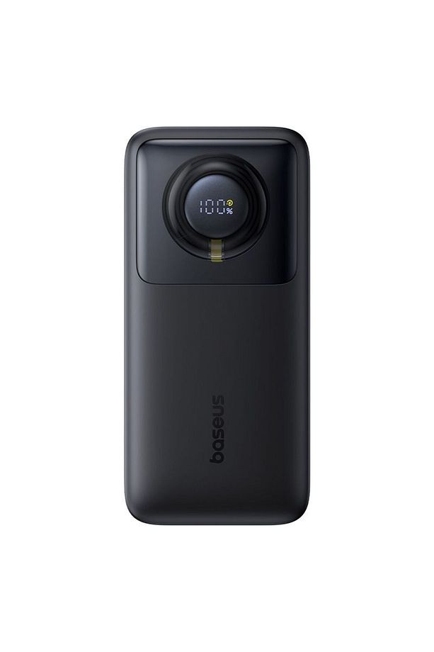 FREE2PULL 20000MAH Dahili Type-C Kablolu Powerbank - 65W Hızlı Şarj Dijital Ekran - Siyah - 1