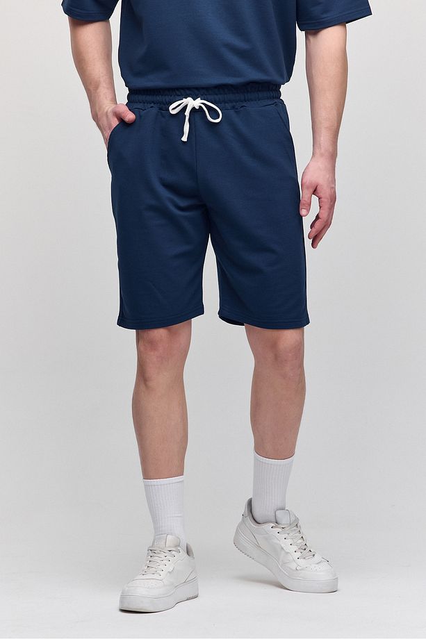 Erkek Comfort Fit Lacivert Şort & Bermuda - 3