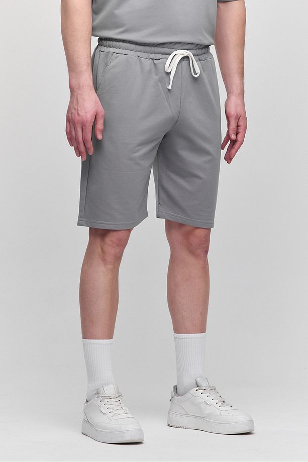 Erkek Comfort Fit Gri Şort & Bermuda - 5
