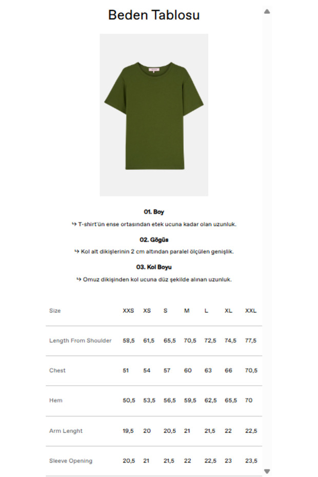 Basic Modal T-shirt - Beyaz - 3