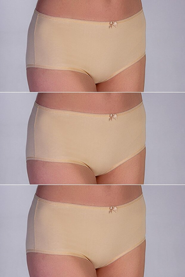 3 Pack Cotton Slip Panties 5003 Skin Color