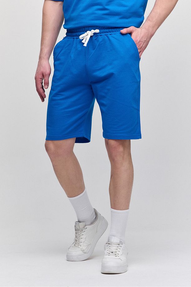 Erkek Comfort Fit Mavi Şort & Bermuda - 5
