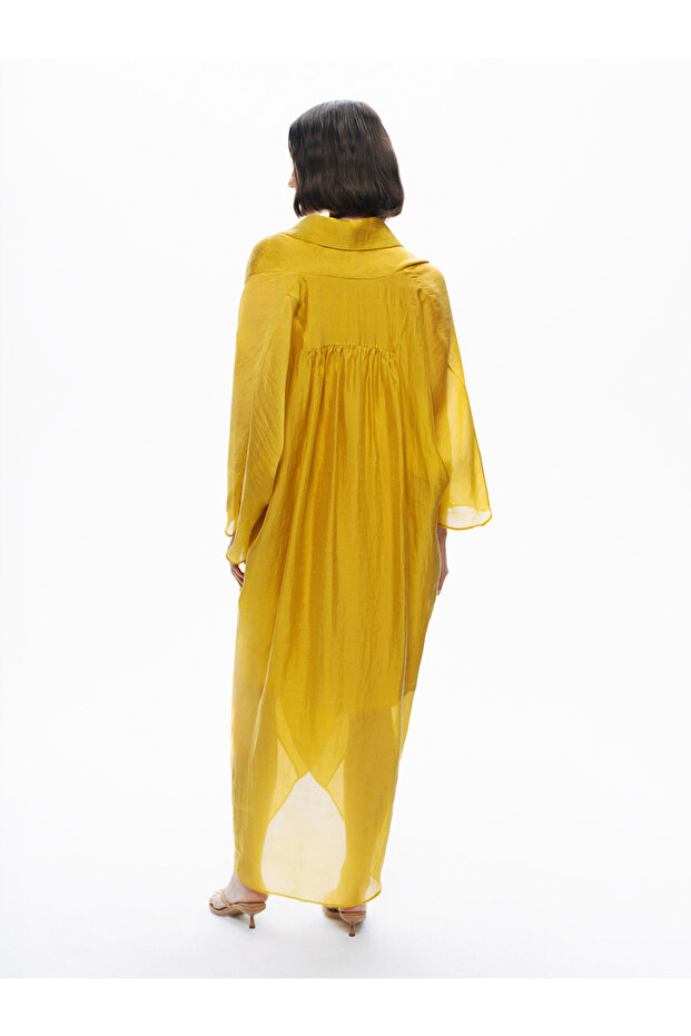 Oversize Midi Elbise - 4