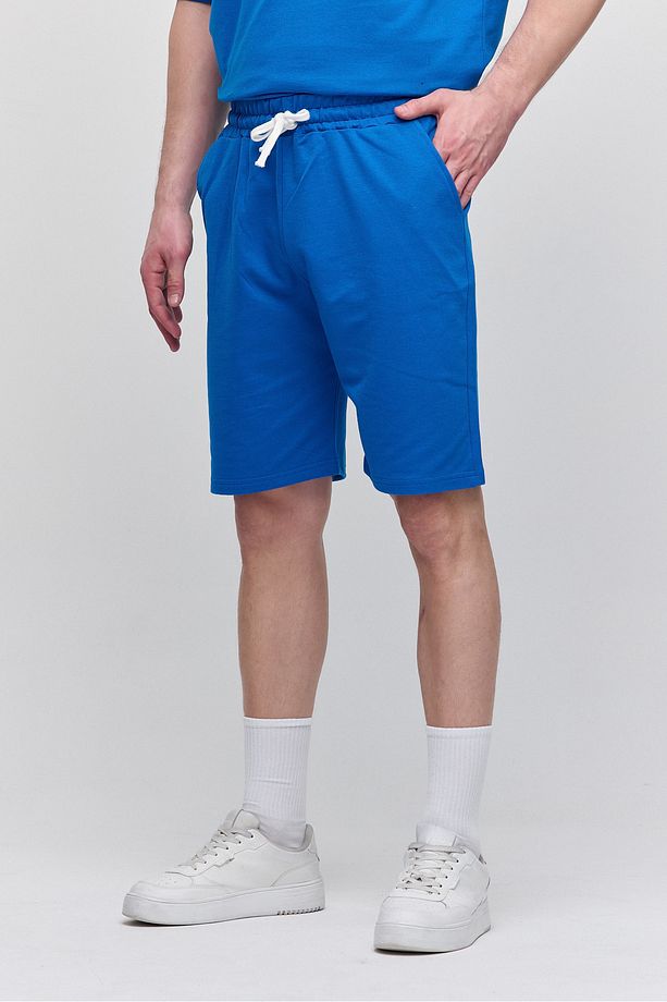 Erkek Comfort Fit Mavi Şort & Bermuda - 3