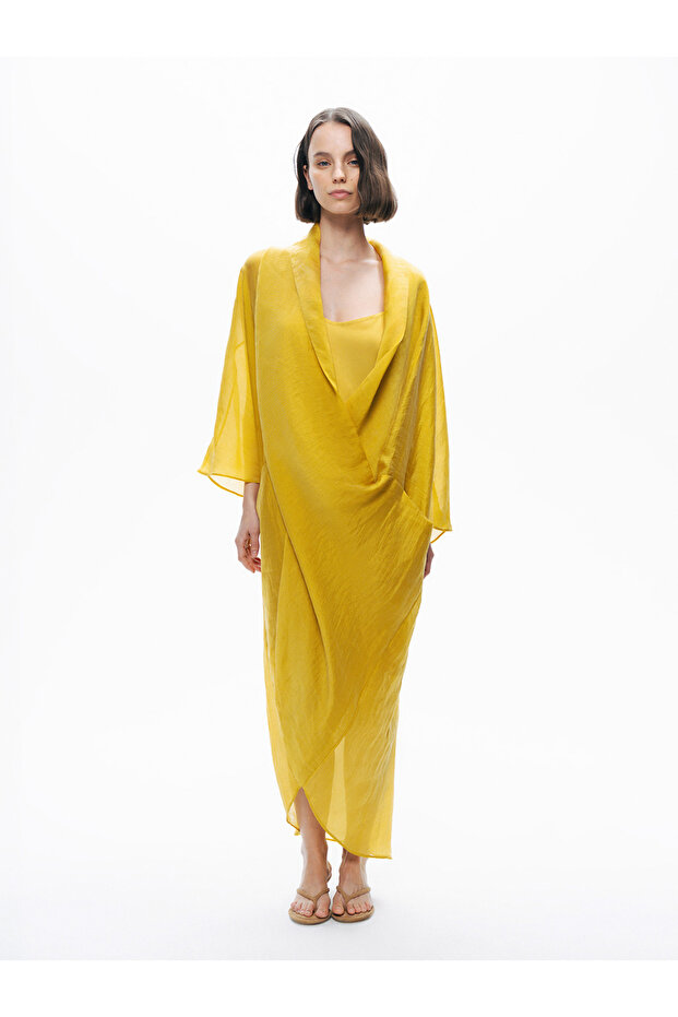 Oversize Midi Elbise - 1