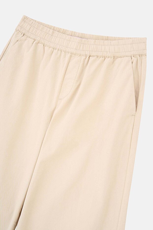 Basic Kadın Pantolon - Bej - 2